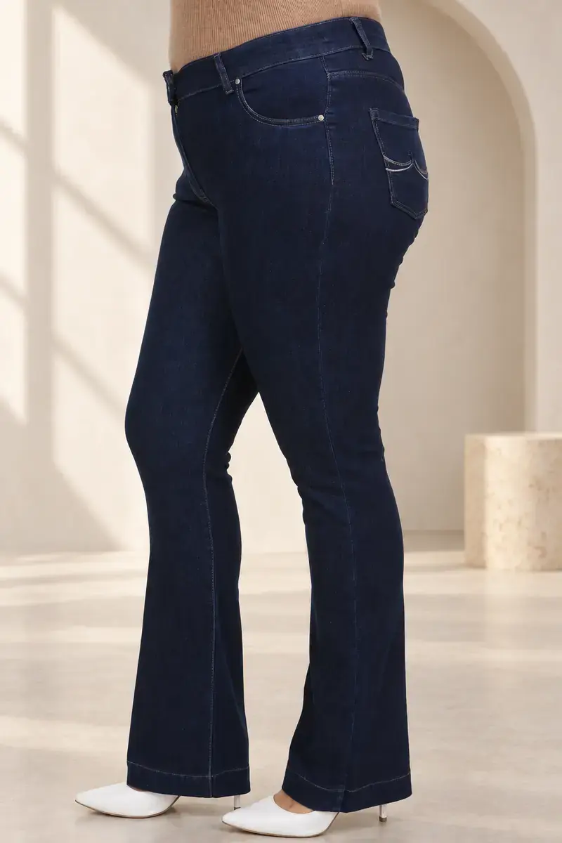 Blugi Karina evazati denim
