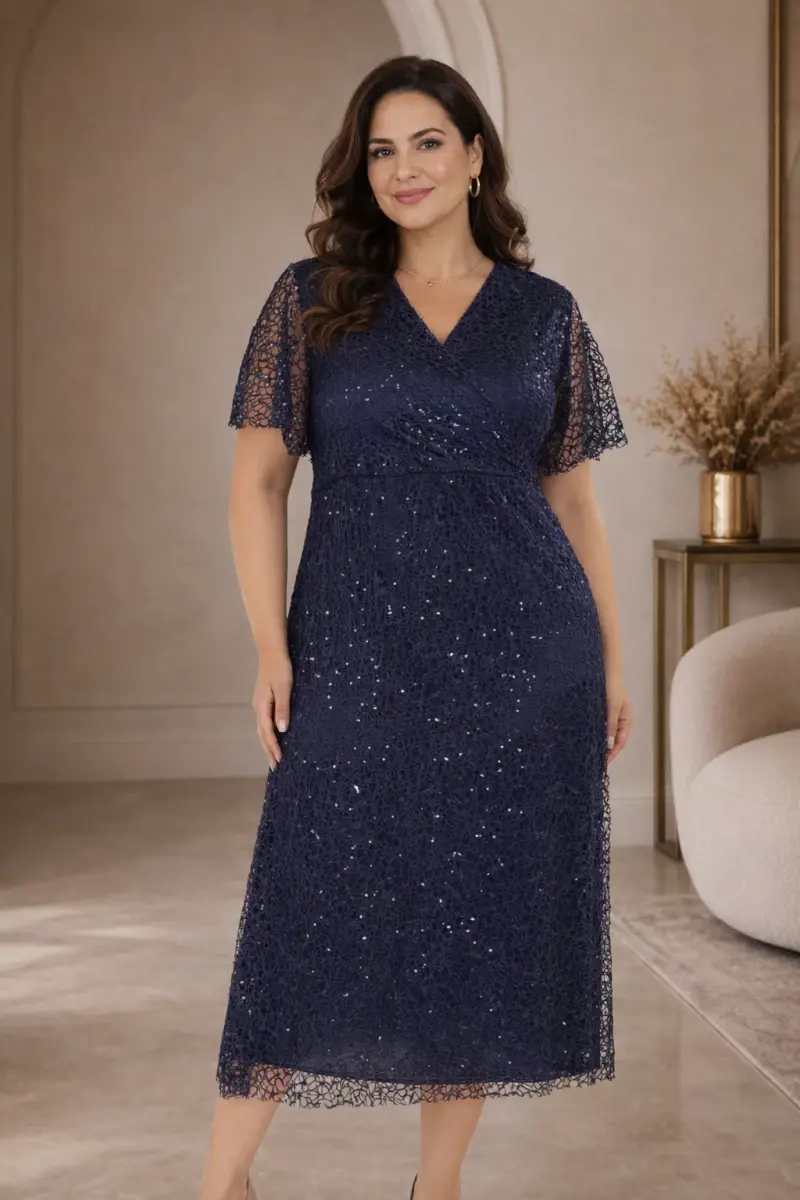 Rochie Gianina Bleumarin